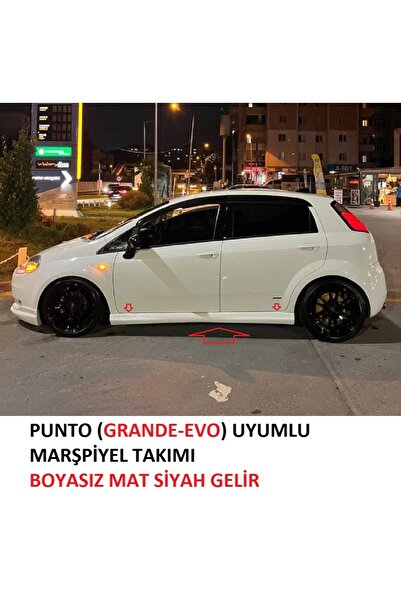 Bodykitartgarage PUNTO ABART MARŞPİYEL TAKIMI(BOYASIZ)FİBERGLASS