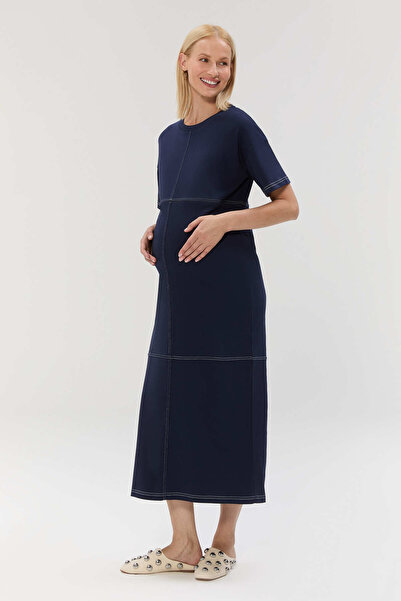 Mama Aniva Framework Gizli Fermuarlı Hamile ve Emzirme Dostu Elbise