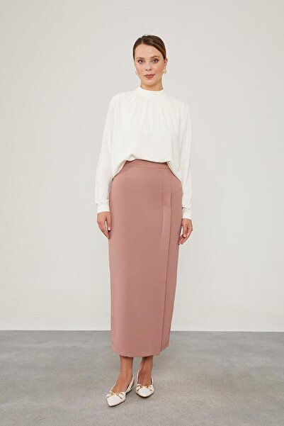 Levidor Rose Stripe Detail Pencil Skirt