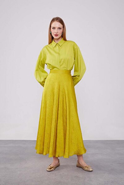 Levidor Asit Kraş Satin Skirt