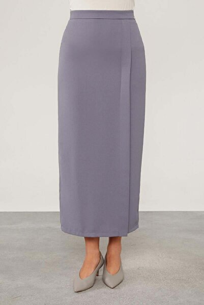 Levidor Anthracite Stripe Detail Pencil Skirt