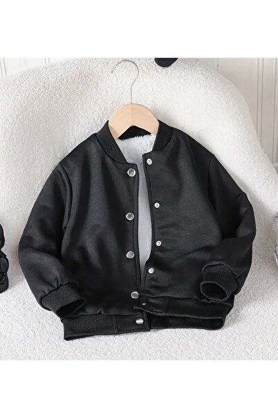 shop Πλεκτό μπουφάν με βελούδινη λεπτομέρεια εσωτερικά, με κούμπωμα, χοντρό κ...