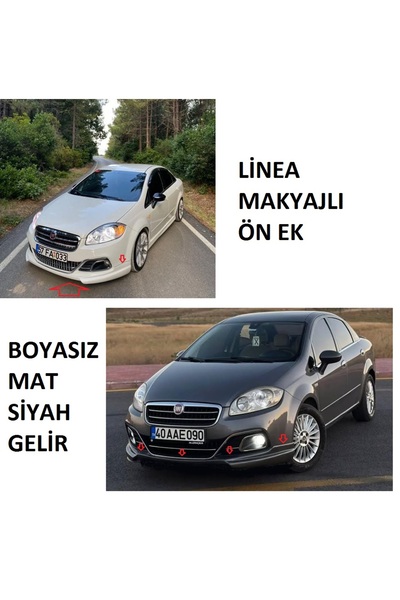 Bodykitartgarage LİNEA MAKYAJLI ÖN EK(BOYASIZ)FİBERGLASS
