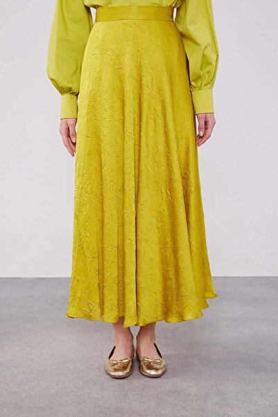Levidor Asit Kraş Satin Skirt