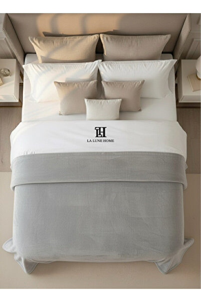 la lune home Dasiy Plush Blanket Double Size 200X220