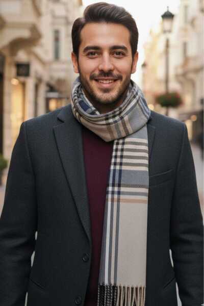 Mood Agenda Men's Premium Luxury Patterned Scarf