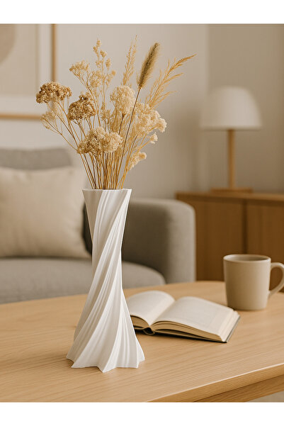 Lunera Accessories Elisabetta Vazo | 3D Baskı El Yapımı Dekoratif Vazo | Mode...