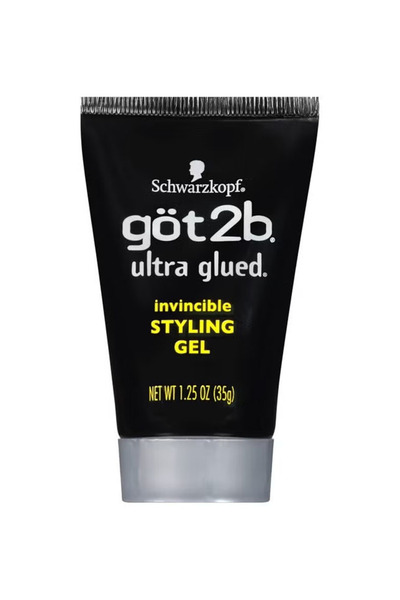 Got2B Invincible Super Stick Hair Styling Gel, 2 x 6oz Tubes + 1 x 1.25oz Travel Tube