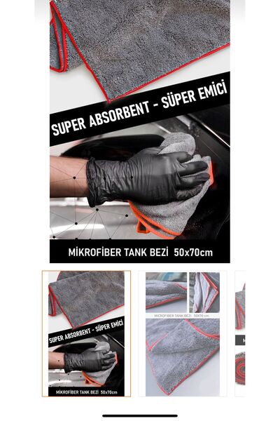 TRAX -Mikrofiber Yüksek Su Emici Özellikli Mikrofiber Araç Kurulama Havlusu Araç Durulama Bezi