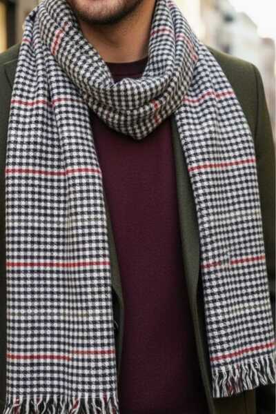 Mood Agenda Men's Premium Luxury Patterned Scarf