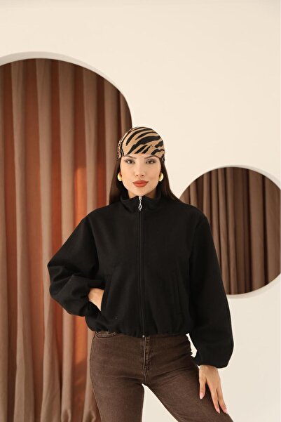 Leo Ferre Women's New Season Winter Mock Neck Short Coat.1184