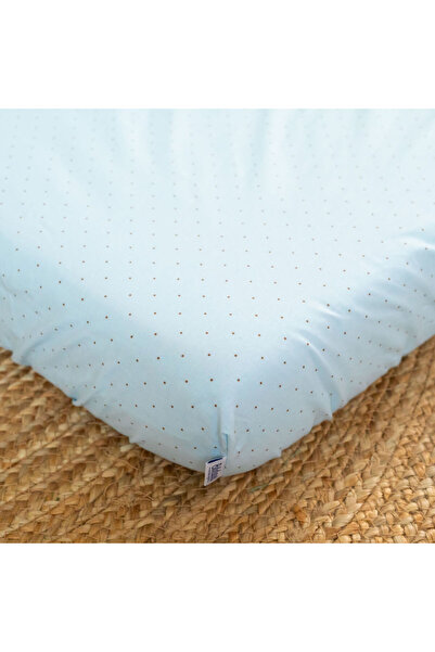 Bebelusenii Concept Cearșaf 60 x 120 cm din bumbac pentru pătuț - albastru