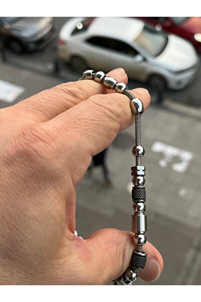 Naviforce سوار رجالي من الفولاذ المقاوم للصدأ مكون من 3 قطع