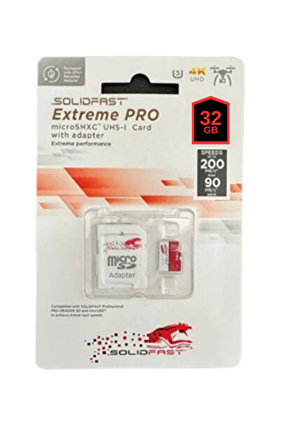 UMSN Solidfast 32Gb Microsd Card - 32 Gb Memory Card with Adapter