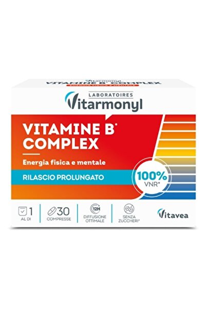 VitaVea Complex de vitamine B - Energie fizică și mentală - Fără zahăr - 30 de comprimate - Vitarmonyl (VitaVea)
