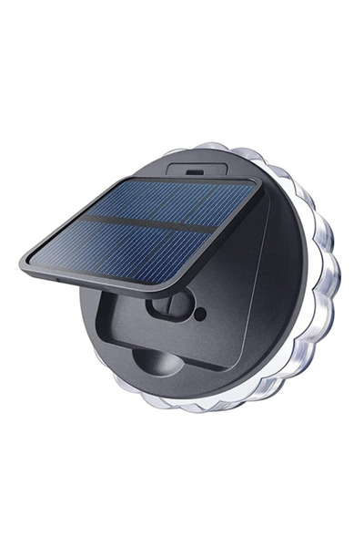 HASSAN Set 4 lampi solare LED pentru gard model SOARE cu senzor lumina