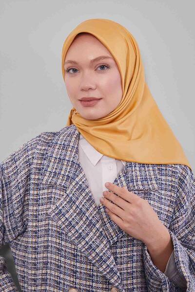 Levidor Mustard Solid Color Trend Twill Scarf