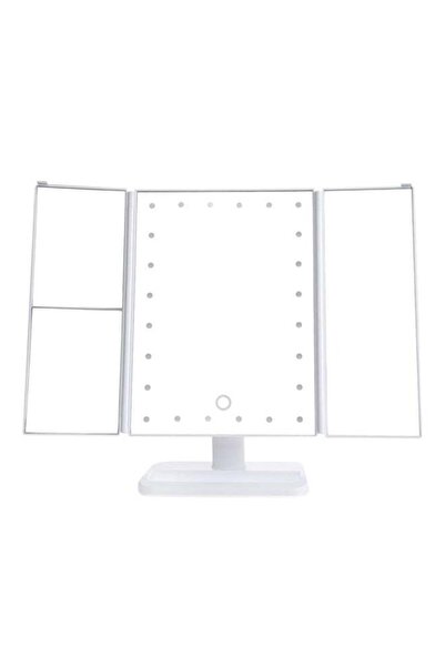 The comprehensive house مرآة مكياج محمولة قابلة للطي بثلاثة جوانب - موديل 211...