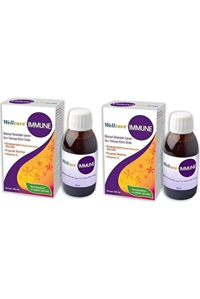 Wellcare 150mlImmune Syrup - 2 Pieces