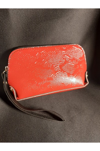 MRYart Red Color Rectangular Faux Leather Wallet