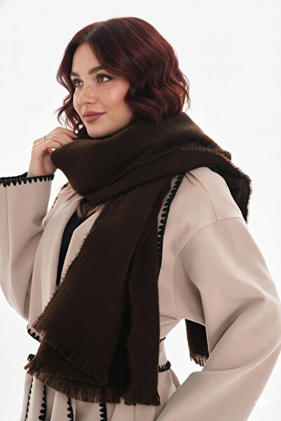 awix Γυναικείο χειμερινό μαλακό κασκόλ με υψηλής ποιότητας υφή