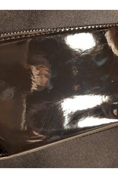 MRYart Black Color Black Rectangular Faux Leather Wallet