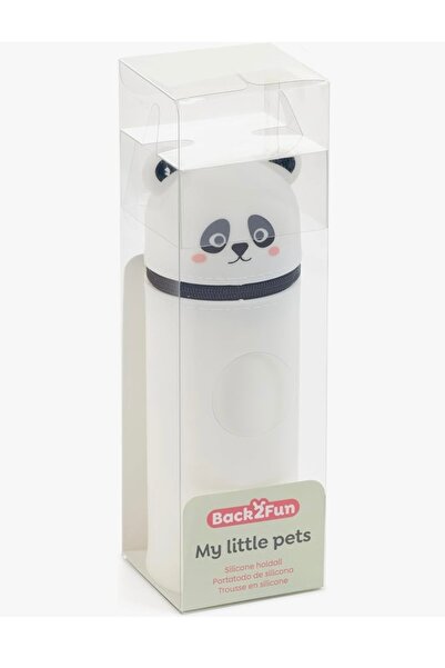 Aplı PANDA BACK2FUN SİLİKON KALEMLİK