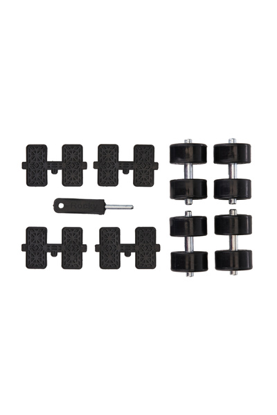 RGV Children's Roller Skates with Lights, Comfortable Sports Shoes with Orthopedics, 4-Wheel Roller Skates with On-Off Switch