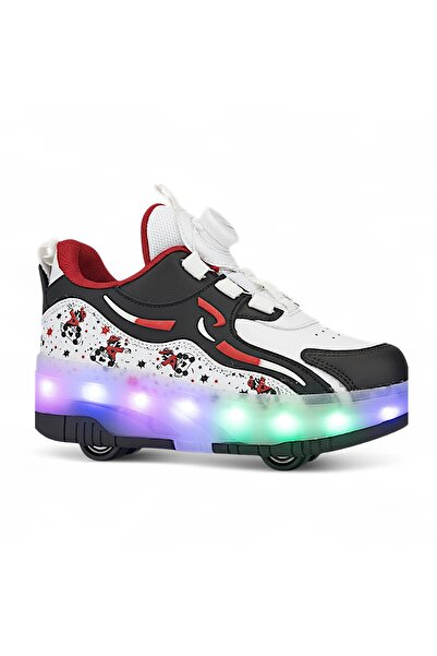 sepona Patented Light-Up Sports Shoes 4-Wheel Skate Lights – with On/Off Button