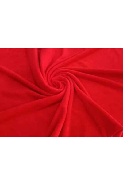 UgurToyss Red Meterage Fleece Fabric Quality Thick Fleece Fabrics Width 180 cm