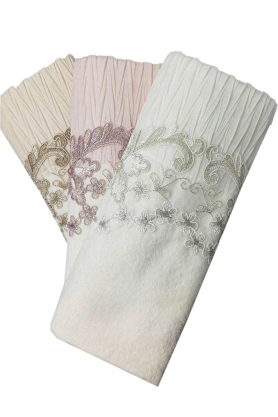 Mira Home 3-шаровий набір рушників з мереживною вишивкою та бісером, 50X90 см