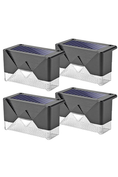 Alex Set 4 Lampi Solare pentru Gard si Stalp cu Senzor de Miscare