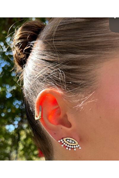 mibrillo Brand Equivalent Eye Model Hande Erçel Earrings