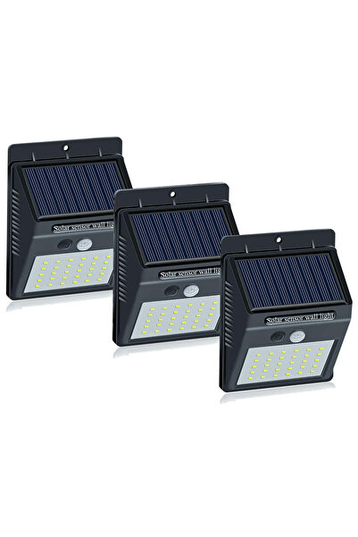 Alex Set 3 Lampi BRIGHT 30 LED Solare cu senzor de miscare si lumina 1 mod IL...