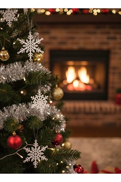 KARAHASANOĞLU MAKİNE زينة شجرة عيد الميلاد (10 قطع) حزمة