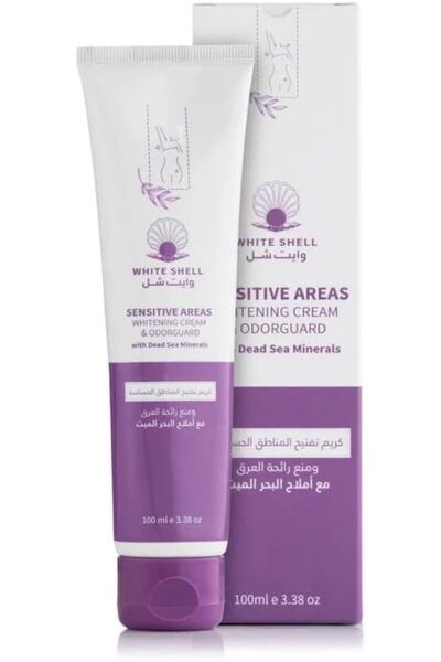 White shell كريم تفتيح المناطق الحساسة، 100 مل