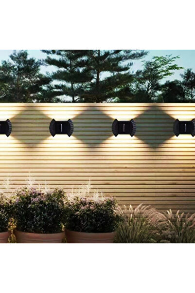 BASE Set 4 Lampi solare cu lumina bidirectionala 6 led / lampa