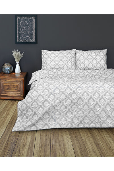 Gön Ev Tekstili طقم غطاء لحاف مزدوج منقوش