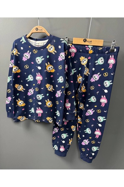 tunay moda Character Pajama Sets 100% Cotton