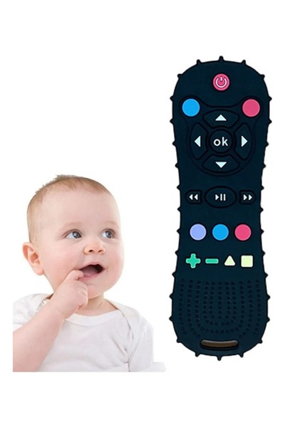 tinymaya Silikon Kumanda Bebek Diş Kaşıyıcı Oyuncak