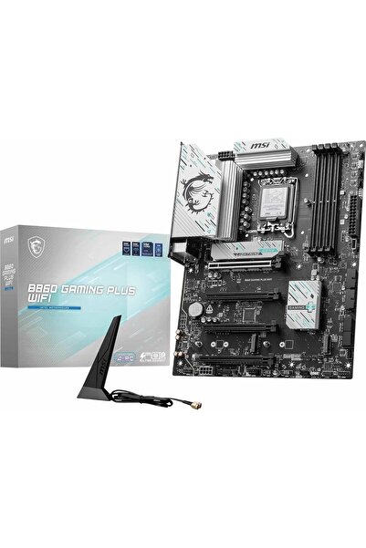 MSI B860 Gaming PLUS WIFI ATX Motherboard (LGA 1851, DDR5, PCIe 5.0, Wi‑Fi 7)