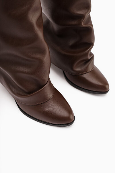 Limoya Peggy Brown Women's Heeled Western Boots