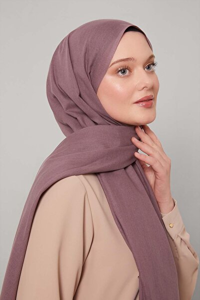 Levidor Purple Plain Tencel Shawl