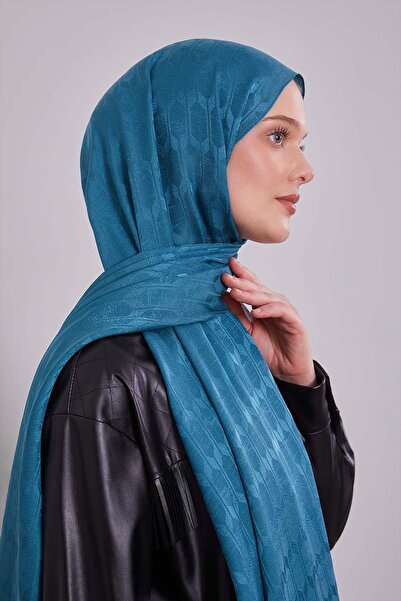Levidor Petrol Blue Janjan Shawl