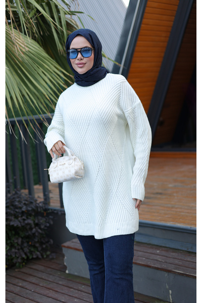 NEW DAĞ Plaid Pattern Sweater