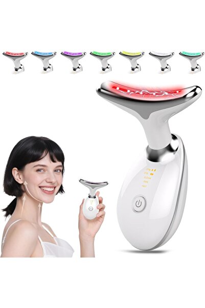 HYX Facial Massager Face Lifting Device - 7 LED, EMS, 45°C Heating