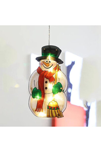 Zet LED Christmas Window Decoration – Snowman, Multicolor, Power Supply Plug + Mini-Zet gift