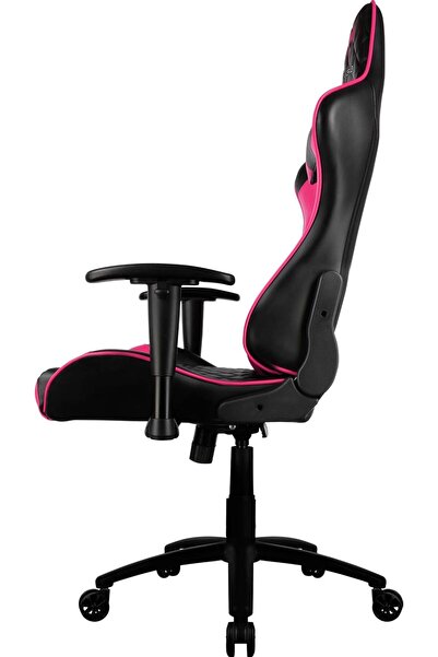 ThunderX3 TGC12 Gaming Chair — Air Ventilation, Adjustable Armrests, PU Leather, Fuchsia