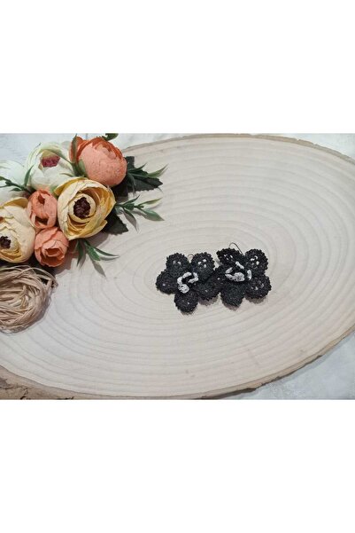 golden takış Handmade Knitted Modern Earrings