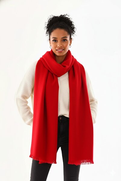 awix Women's Soft Textured Premium Winter Plain Scarf